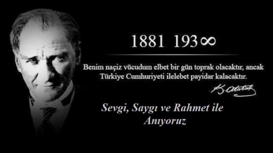 10 Kasım Atatürk'ü Anma Günü Programı Düzenlendi.